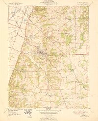 Columbia 1951 topographic map thumbnail