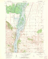Cordova 1953 topographic map thumbnail