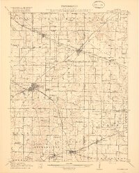 Coulterville 1917 topographic map thumbnail