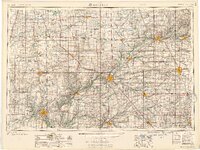 Danville 1955 topographic map thumbnail