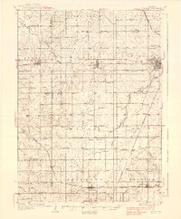 De Kalb 1937 topographic map thumbnail