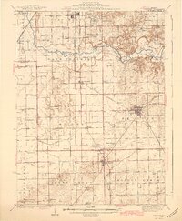 Delavan 1942 topographic map thumbnail