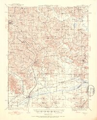 Dongola 1920 topographic map preview