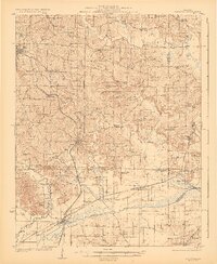 Dongola 1923 topographic map preview