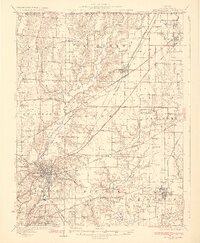 Edwardsville 1932 topographic map thumbnail