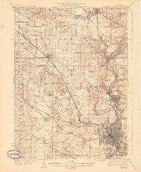 Elgin 1925 topographic map thumbnail