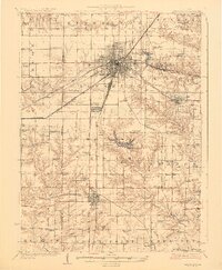 Galesburg 1927 topographic map thumbnail