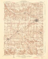 Galva 1944 topographic map preview