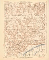 Glasford 1930 topographic map thumbnail