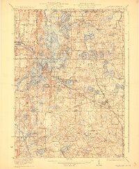 Grays Lake 1923 topographic map thumbnail