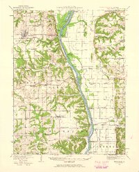 Griggsville 1924 topographic map thumbnail