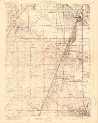 Harvey 1929 topographic map preview
