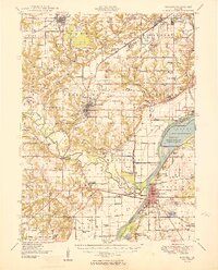 Havana 1949 topographic map thumbnail