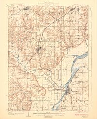 Havana 1925 topographic map thumbnail