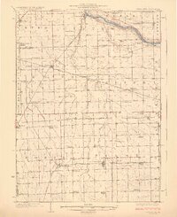 Herscher 1925 topographic map thumbnail