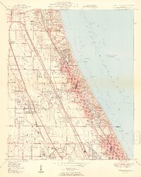 Highland Park 1951 topographic map thumbnail