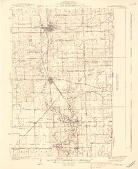 Hoopeston 1938 topographic map thumbnail