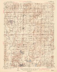Ina 1943 topographic map preview