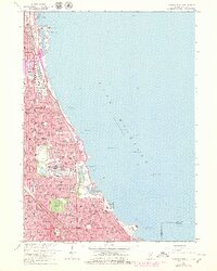 Jackson Park 1963 topographic map thumbnail