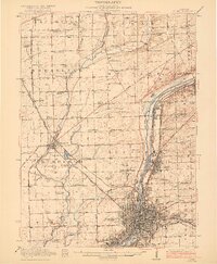 Joliet 1923 topographic map preview