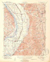 Jonesboro 1947 topographic map thumbnail