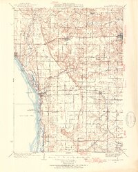 Keithsburg 1935 topographic map thumbnail