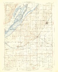 Manito 1932 topographic map preview