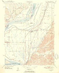 Mc Clure 1947 topographic map preview
