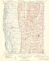 Mendon 1948 topographic map preview