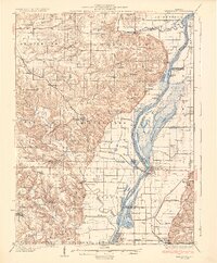 Meredosia 1931 topographic map thumbnail