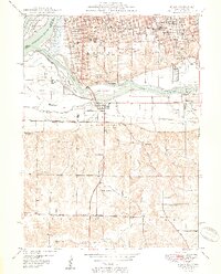 Milan 1950 topographic map preview