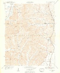 Mill Creek 1948 topographic map thumbnail
