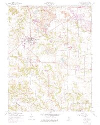 Millstadt 1954 topographic map thumbnail