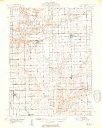 Minier 1951 topographic map thumbnail