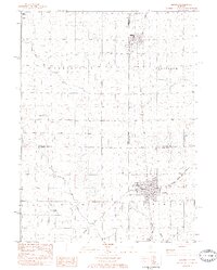 Minonk 1983 topographic map thumbnail