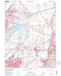 Monks Mound 1998 topographic map thumbnail