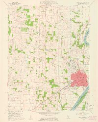 Mount Carmel 1959 topographic map thumbnail
