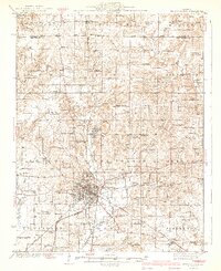 Mount Vernon 1940 topographic map preview