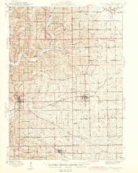 Mt. Carroll 1944 topographic map thumbnail