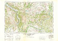 Paducah 1961 topographic map preview