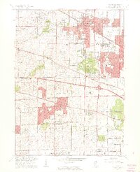 Palatine 1961 topographic map thumbnail