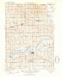 Pecatonica 1932 topographic map preview