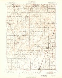 Peotone 1949 topographic map thumbnail