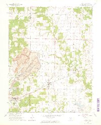 Percy 1965 topographic map preview