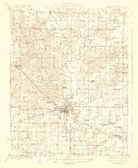 Pinckneyville 1926 topographic map thumbnail