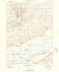 Port Byron 1949 topographic map thumbnail