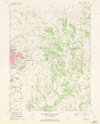 Quincy East 1971 topographic map thumbnail