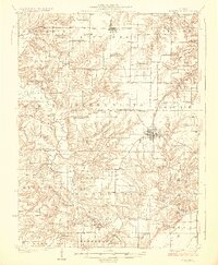 Rushville 1926 topographic map thumbnail