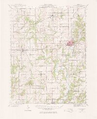 Shelbyville 1942 topographic map thumbnail