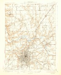 Springfield 1930 topographic map thumbnail